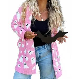 NEW BLAKELY the cozy cloud halloween super soft fall cardigan in pink